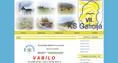 Desktop Screenshot of galicija.si